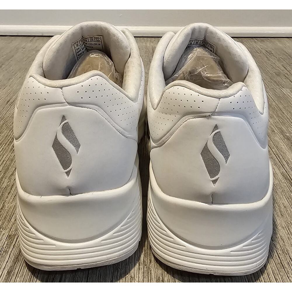 Skechers Uno Stand On Air White Sneakers Women's Size 9 Style 73690-W - Picture 9 of 13